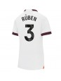 Ženski Nogometna dresi replika Manchester City Ruben Dias #3 Gostujoči 2023-24 Kratek rokav